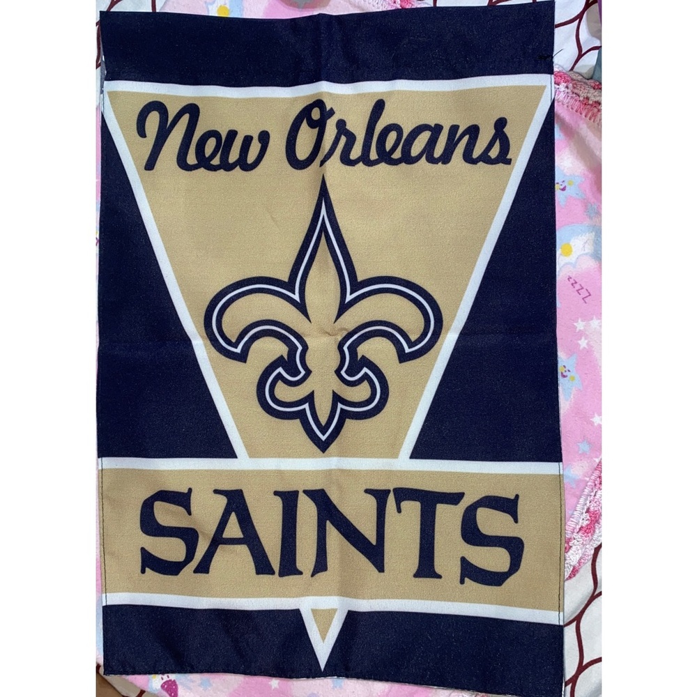 NFl New Orlean SAINTS Garden Flags(2 flags)